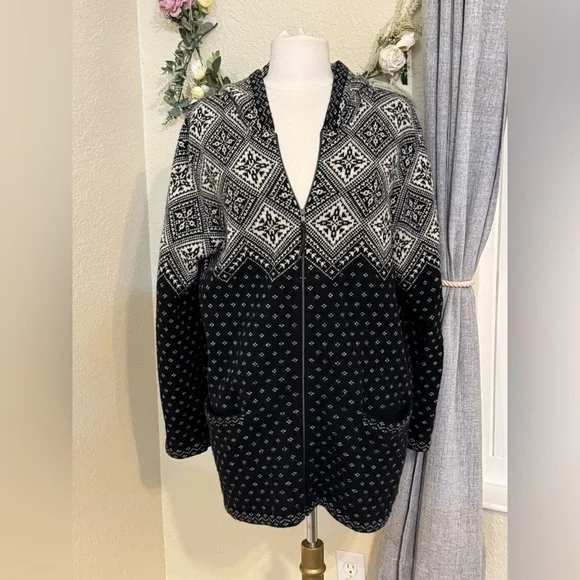 Vintage Y2K Ralph Lauren 100% Lambswool Aztec Navajo Western Print Sweater SZ XL - Picture 1 of 8